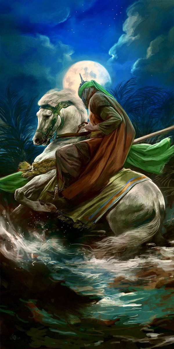 If the Imam of the Time had faithful companions like #Abbas, he would definitely reappear.
#Hussain