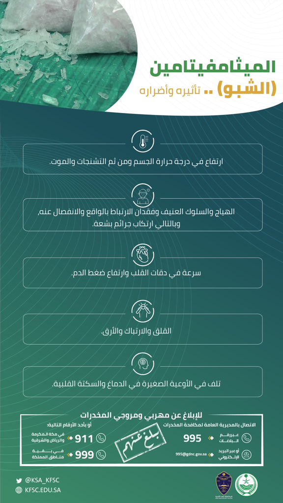 الميثامفيتامين (الشبو) .. المخدر القاتل.#الوقاية_أمان  #الحرب_على_المخدرات