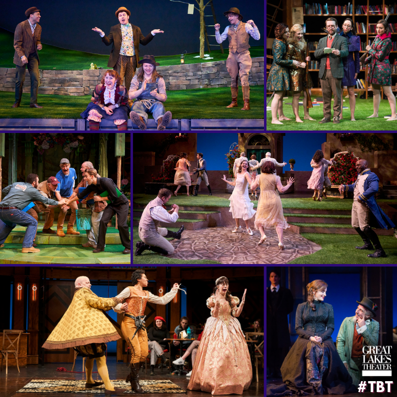 With Shakespeare's uproarious comedy THE MERRY WIVES OF WINDSOR on the horizon, let's #TBT to the past few years of Shakespearean comedies that have graced the Hanna stage.