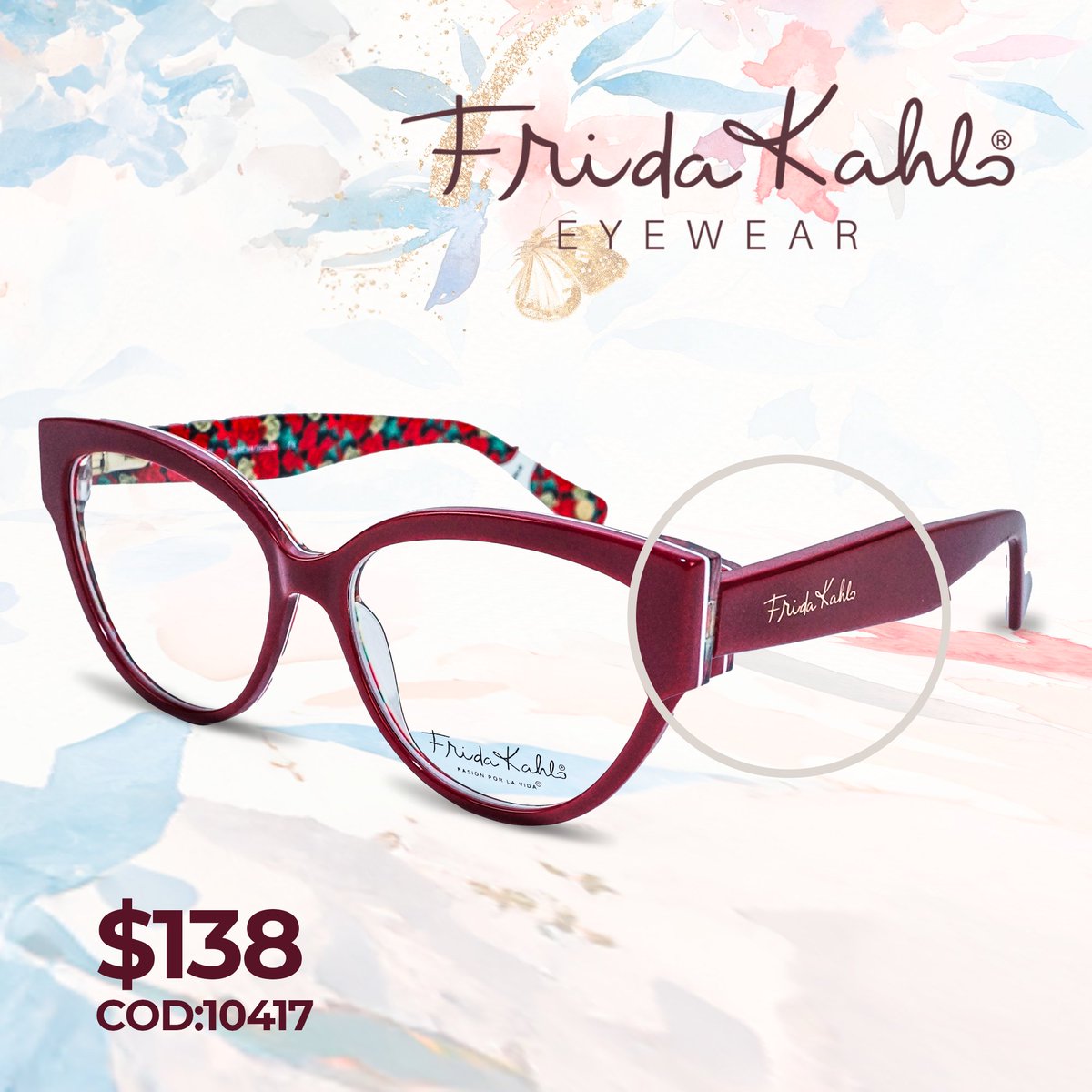 Inspirada en una de las mujeres más trascendentales de la historia llega a Sosa y Arango la nueva colección 🌺Frida Kahlo Eyewear. Esta nueva marca nos entrega un modelo de belleza para nada habitual pero lleno de arte y autenticidad. Ven a conocerla a nuestras sucursales