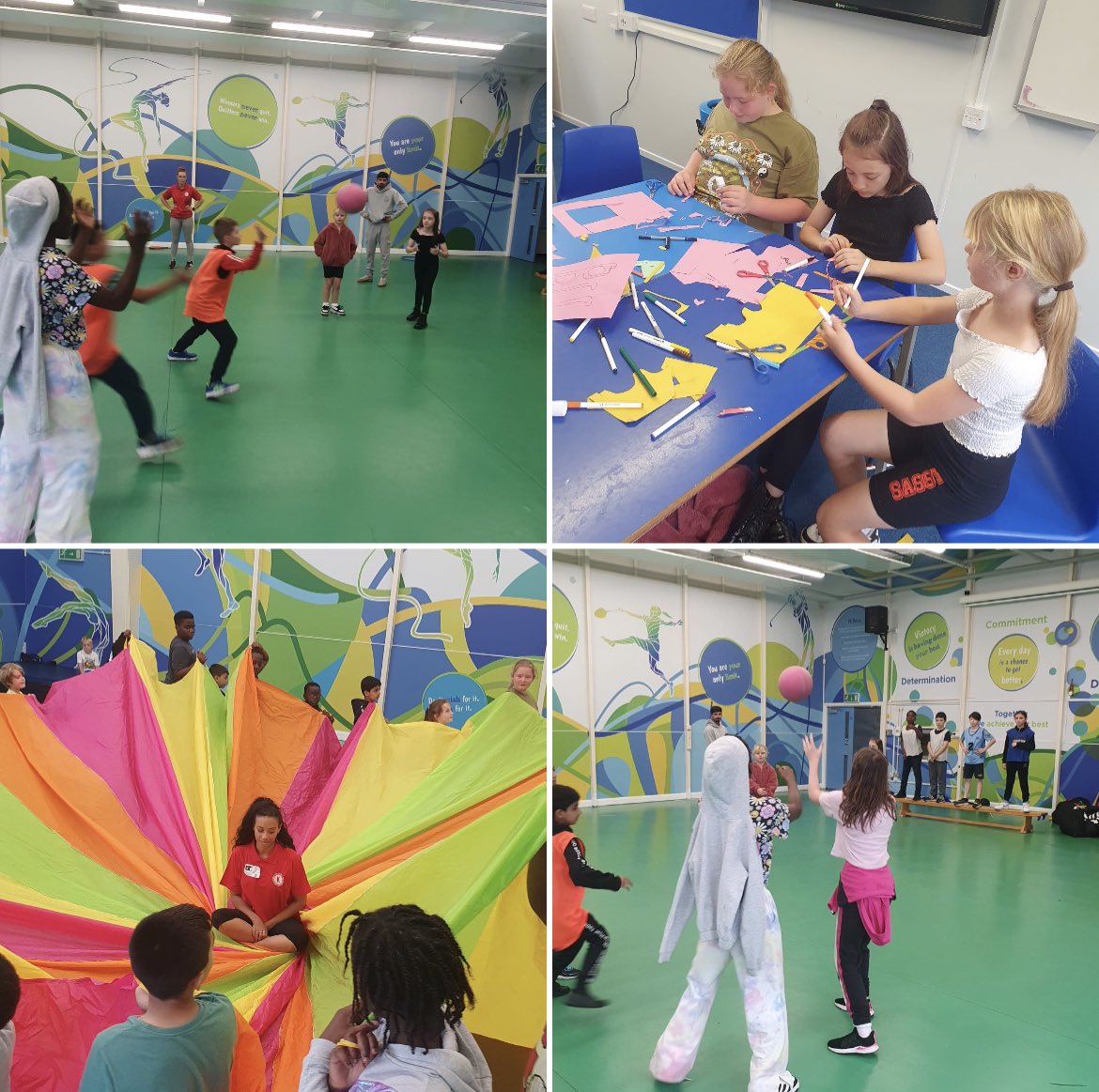 wearekickstart's tweet image. It was a great day today @HallPeel #HAF2023 Holiday Club.  As well as a range of craft activities, the children enjoyed sports and the staff enjoyed the parachute games a little too much 🤣 @SalfordCouncil @educationgovuk @_Lifecentre