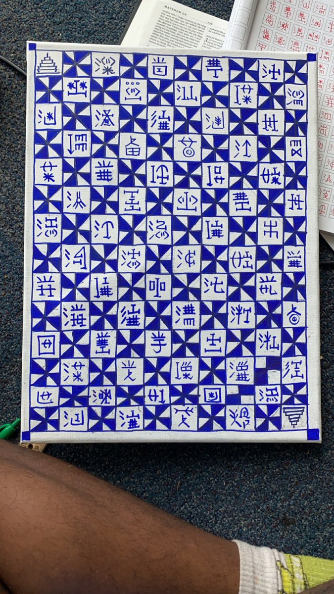 Eze102010's tweet photo. ⬆️🔯⬇️🤙🏾😁 ⬇️🔯⬆️ Writing out some Nsibidi and documenting new characters #nsibidi #nsibidisymbols #nsibidiscript #hoodoo #konjure #writer #writing #calligraphy https://t.co/Om2uWK1O47