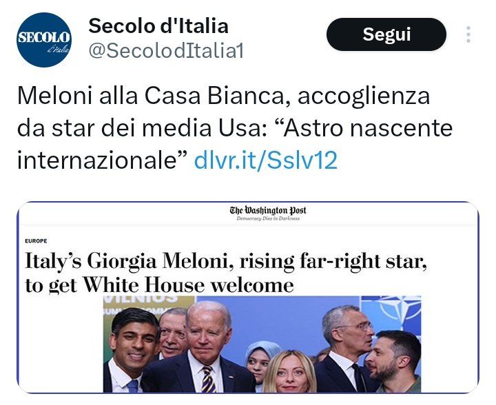aforista_l's tweet image. Ah quindi "far-right" significa "internazionale"? E io che me credevo si traducesse "estrema destra". Che stolto.