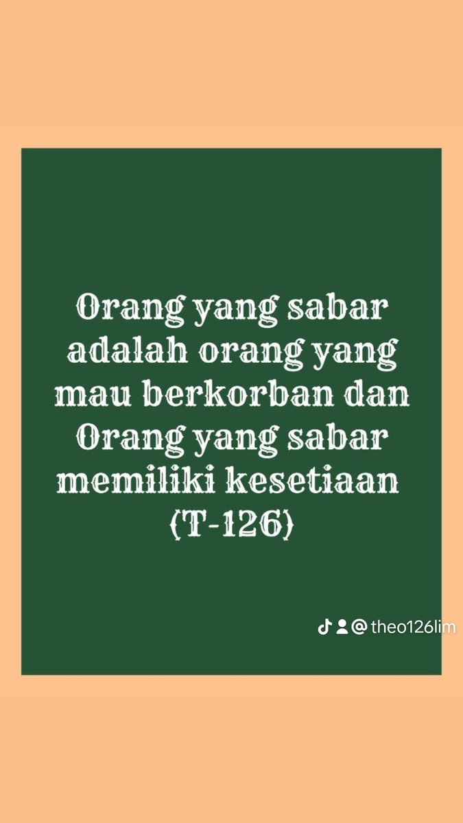 theo_lim126's tweet photo. Kolose 3:12
Karena itu, sebagai orang-orang pilihan Allah yang dikuduskan dan dikasihi-Nya, kenakanlah belas kasihan, kemurahan, kerendahan hati, kelemahlembutan dan kesabaran. https://t.co/0odwj6rNua