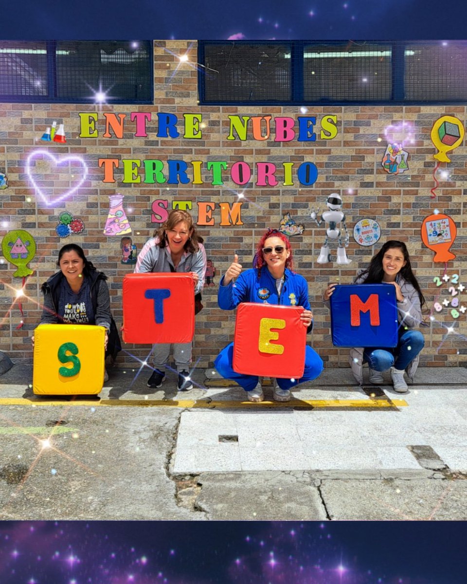 GilmaAlvarez9's tweet photo. Feliz de poder crear y atrevernos a implementar experiencias diversas con mis compañeras #STEM .hoy celebramos 2 años de #bogotáterritoriostem resolviendo retos con los niños y niñas de #cicloinicial #educacionstem https://t.co/JJ6JxUf9iW