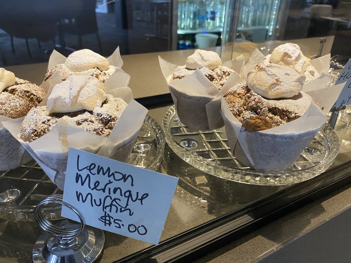 Great start to Friday, lemon meringue muffin and why not finish with Happy Hour from 4.30