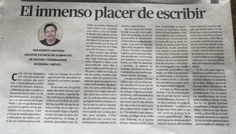 Sobre el oficio de escribir cuentos y novelas…