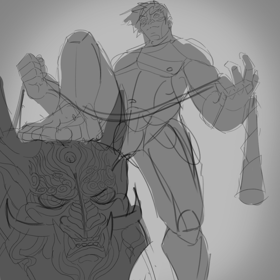 irrdrawings's tweet photo. Oni Jailor #Sketching https://t.co/Rt3dlBEA6n