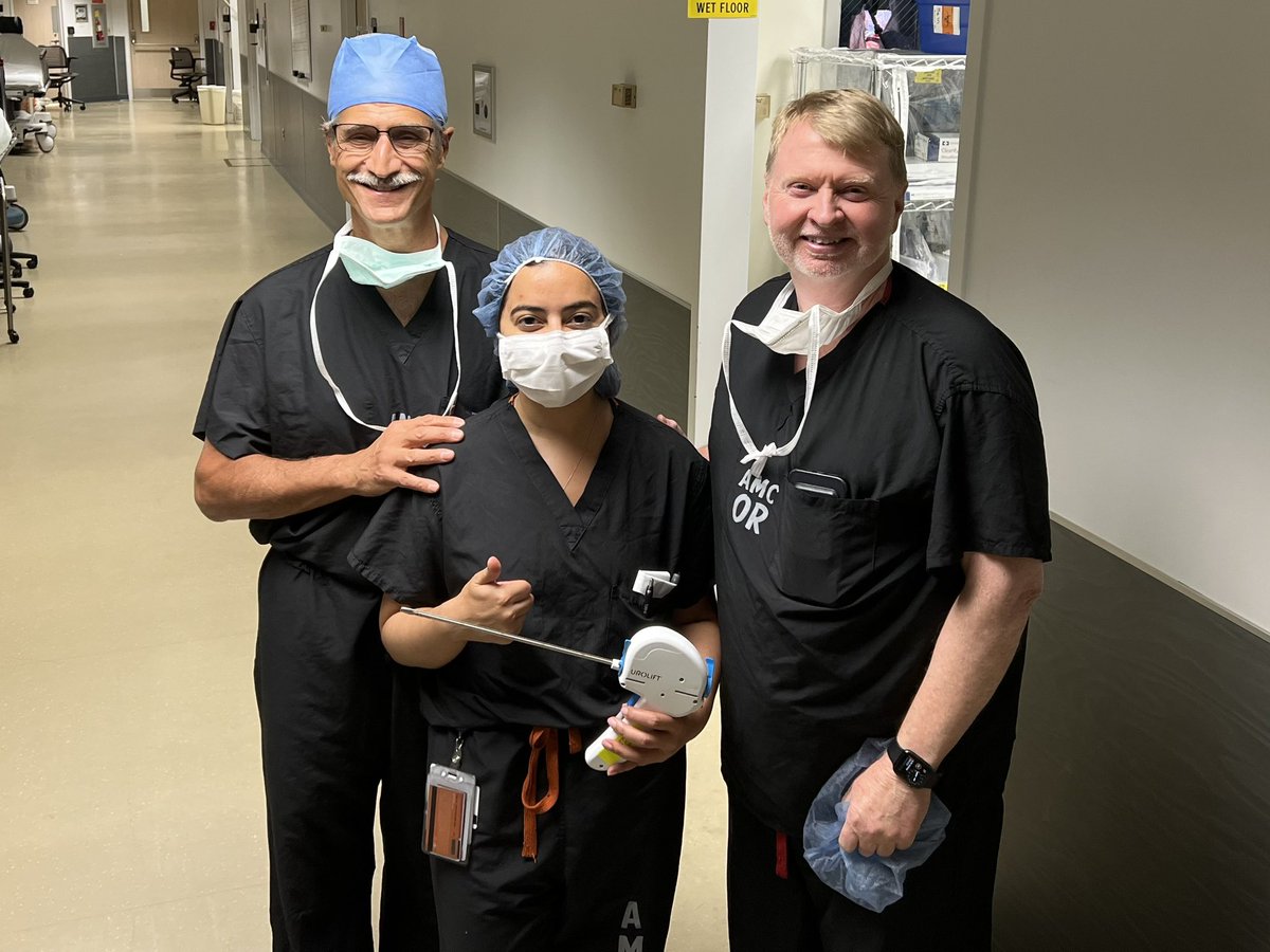 Feeling like a @UroLift expert after a full marathon of cases with @kaufman_jr and @greggeure today!