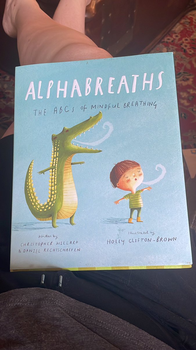 @drchriswillard @HollyRCB Went ahead and bought this book myself. It is adorable! Each page is a letter of the alphabet and a breathing technique kids can use to calm themselves! Can’t wait to use it with my first graders!

Totally recommend it!