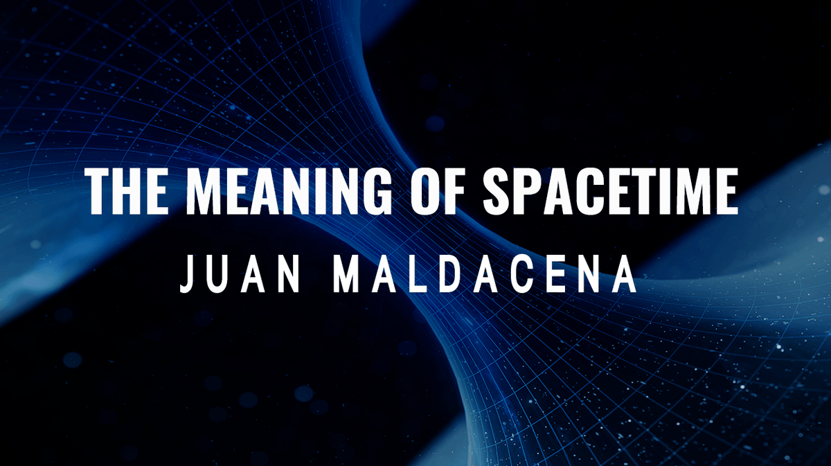 Perimeter's tweet photo. Our Public Lecture starts in under an hour! Join Juan Maldacena of @the_IAS as he explores the meaning of spacetime, and the study of quantum aspects of black holes.
Tune in here: https://t.co/iy6JzNqOBS https://t.co/tWcakLsZLn
