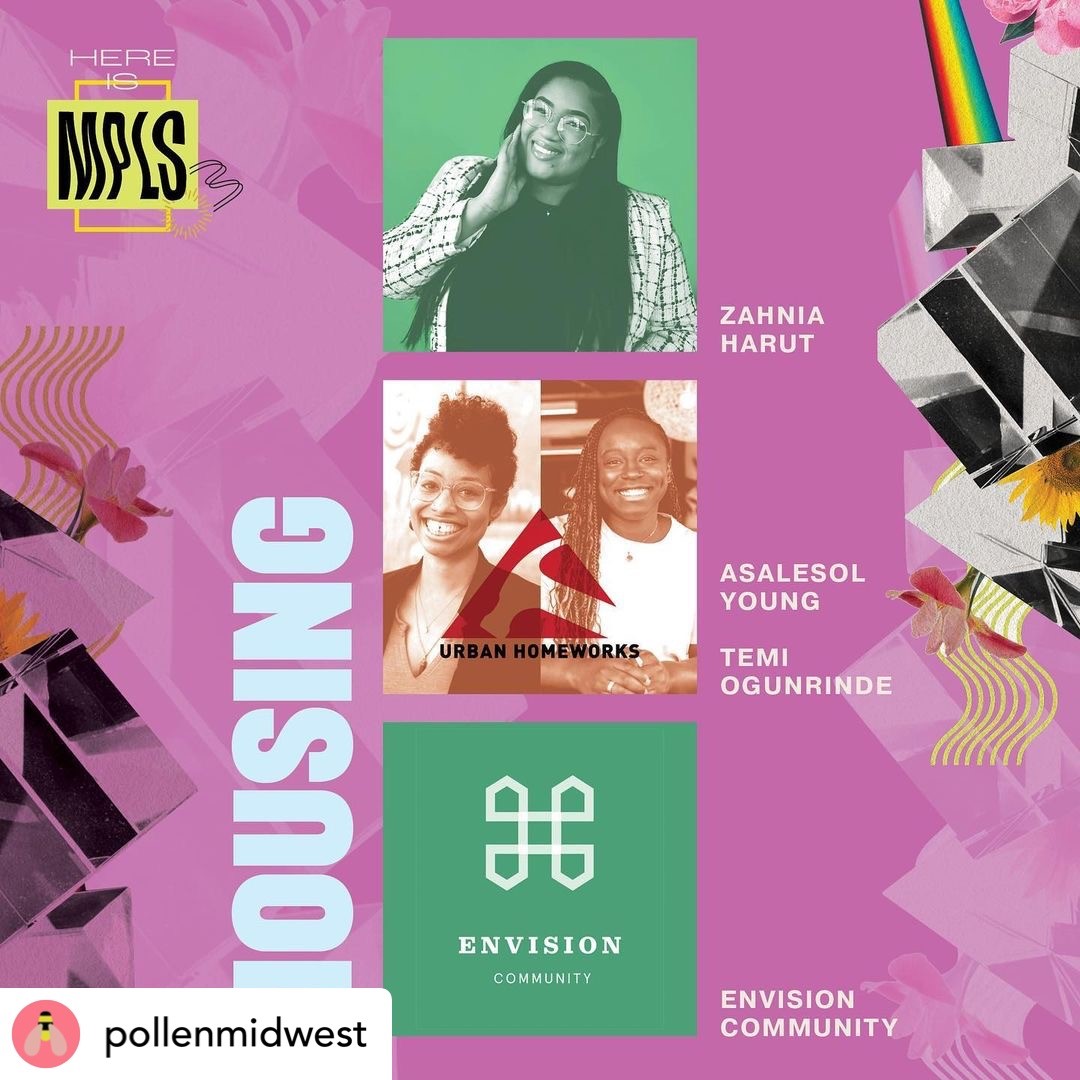 housinginaction's tweet photo. We’re thrilled to see our own Executive Director AsaleSol Young and Equity &amp; Engagement Director Temi Ogunrinde among the 13 people &amp; orgs honored by the #HereIsMPLS project!

Stay tuned for an in-depth story on 8/22! 
https://t.co/hpG7LZQ0GR

@PollenMidwest @mplsfoundation https://t.co/2YEXLddPJ9
