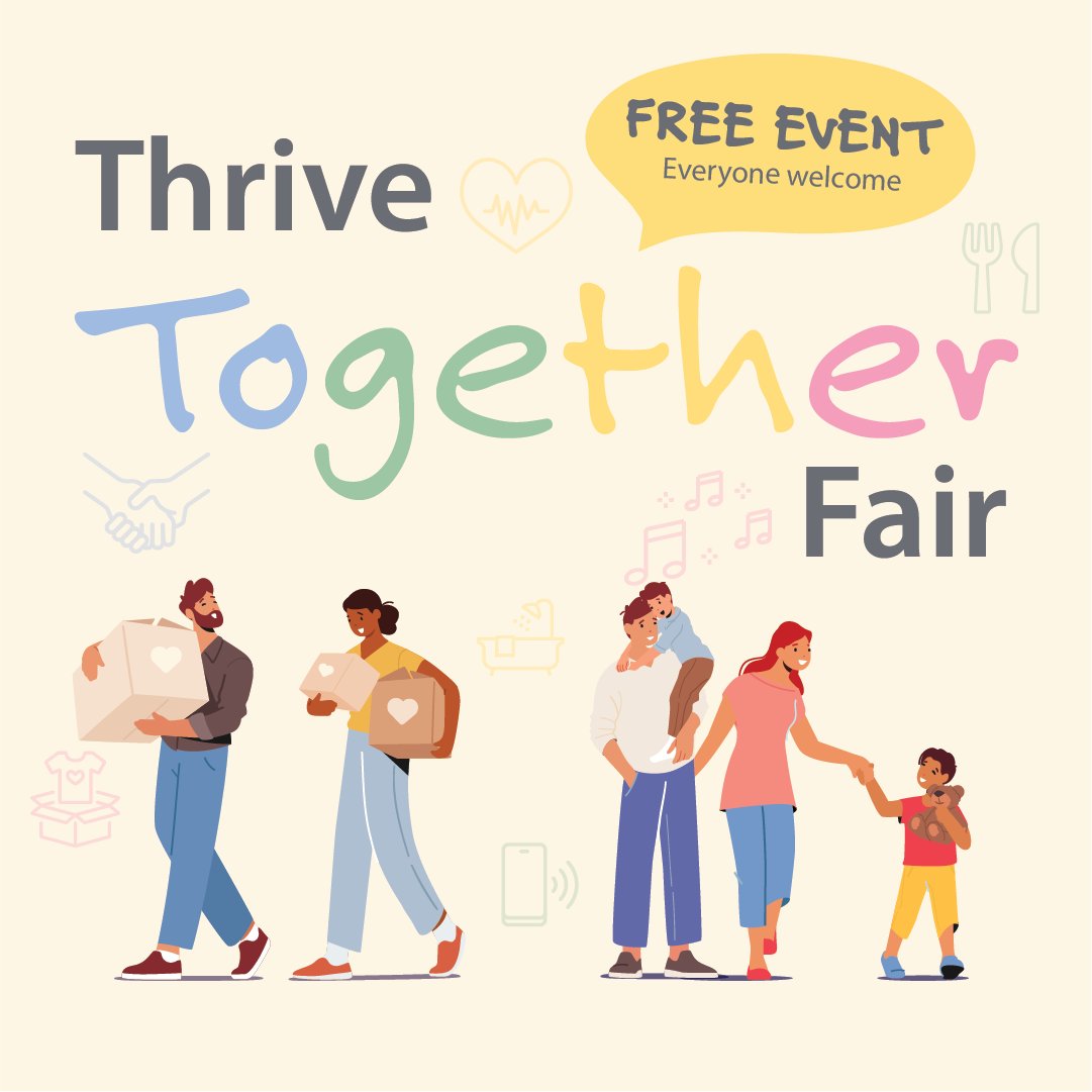 Join Us at the 2023 Thrive Together Fair. 🗓️ Tuesday, 8 August ⏰ 10am – 2pm 📍 Shoalhaven Indoor Sports Centre, Cambewarra Road, Bomaderry Find vital resources, build connections, and experience the power of community support. More info: bit.ly/SCC-ThriveToge…