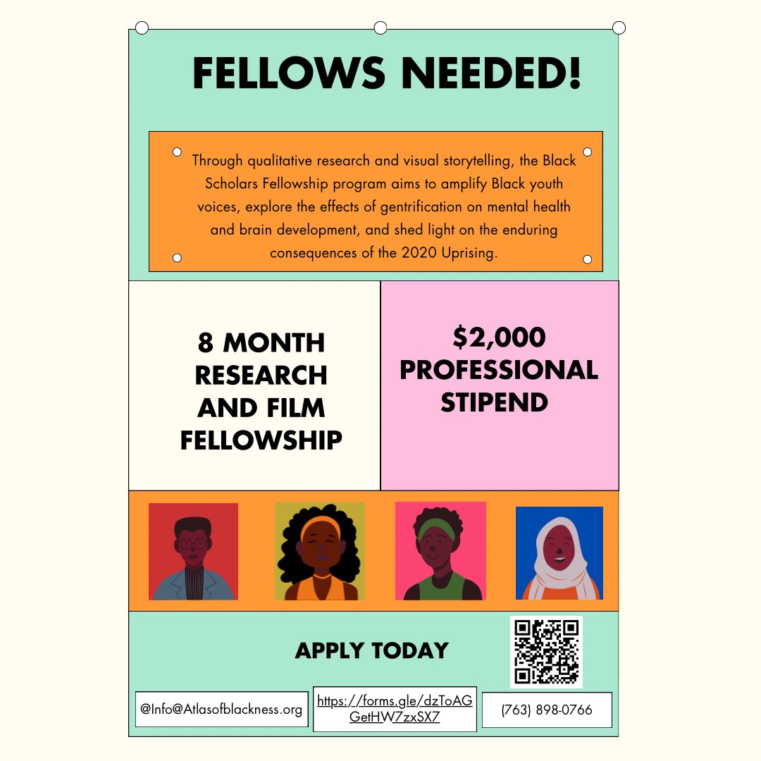 DocumentingMN's tweet photo. We are excited to share that we are now accepting applications from young leaders to join our new fellowship program, the Black Scholars Program. Applications are due August 20th. https://t.co/x6yNGpKPPJ https://t.co/u9DwLc31kU