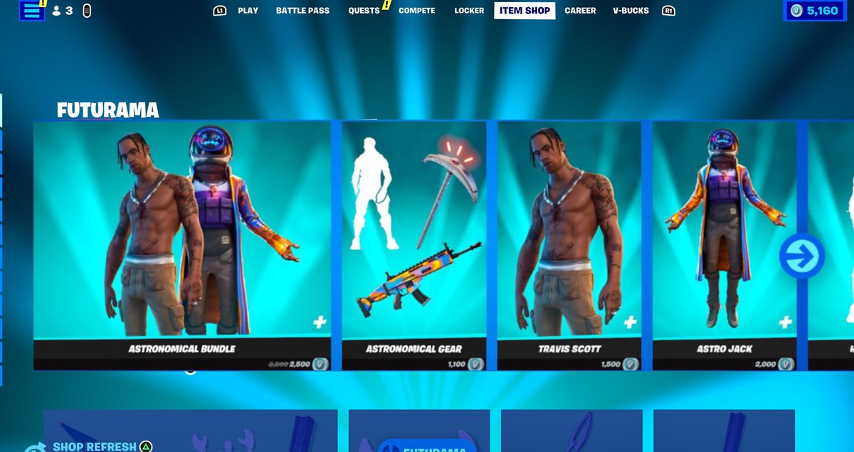 borerxtw's tweet photo. TRAVIS NON RITORNERÀ SU FORTNITE 🥶 #FortniteWILDS #FortniteChapter4Season3 #TravisScott #Utopia https://t.co/yJzKQSp8KC
