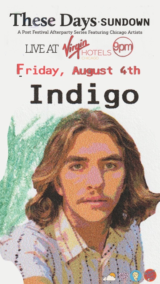 Night one of our Sundown post-festival post festival afterparty series at the <a href="/virginhotelschi/">Virgin Hotels Chicago</a> features:

• <a href="/hollyyband/">Hollyy</a> 
• <a href="/MANWOLVESBAND/">manwolves</a> 
• <a href="/Moontypo/">Moontype</a> 
• Indigo

Great Chicago music. Completely free. Meet us there on Friday, August 4th.

RSVP: partiful.com/e/TzEx9xXOm7RG…