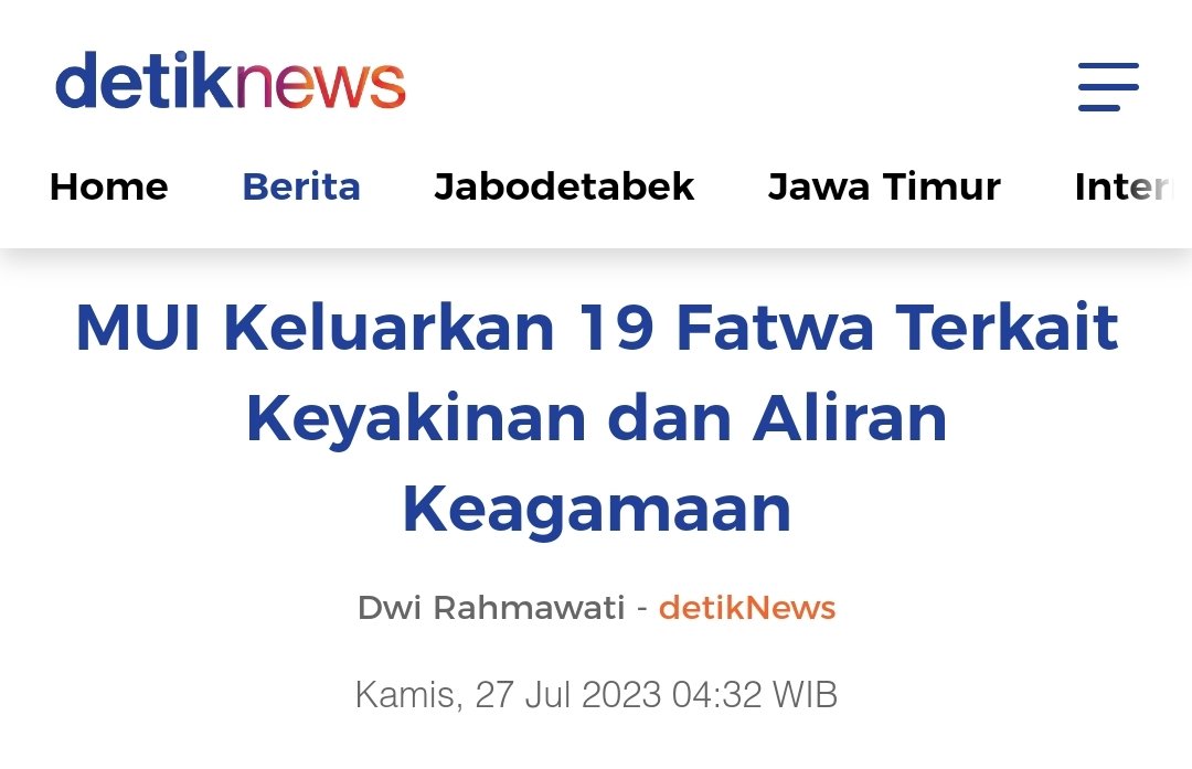 DoankWarto's tweet image. MUI yg hanya sebuah LSM bisa mengeluarkan banyak FATWA, fatwa yg dikeluarkan melebihi lembaga tinggi negara yakni Mahkamah Agung.
Kok bisa ya ?