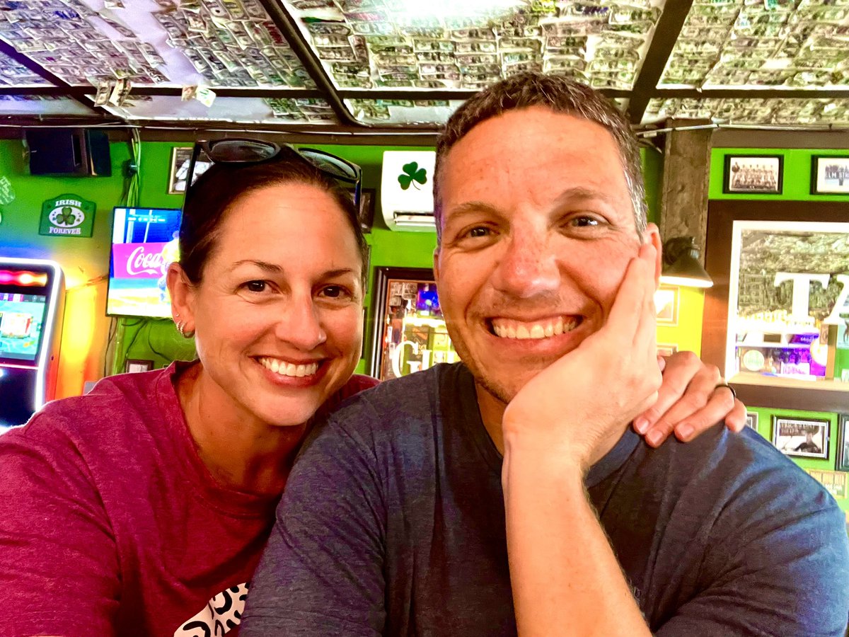 TheArtieMoore's tweet photo. Today’s rain was a perfect day to close out our vacation at a local Irish Pub, exploring the drink menu with @kwmoore1981 and teaching Gunnar how to throw darts and play foosball…reminded me of growing up with my dad at Jerry’s Bar learning poker machines! #ItsAHelluvaLife https://t.co/JsZJt2iLwG