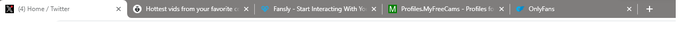 this cracks me up every morning, i cant find twitter in my tabs, you'd never guess out of all those tabs