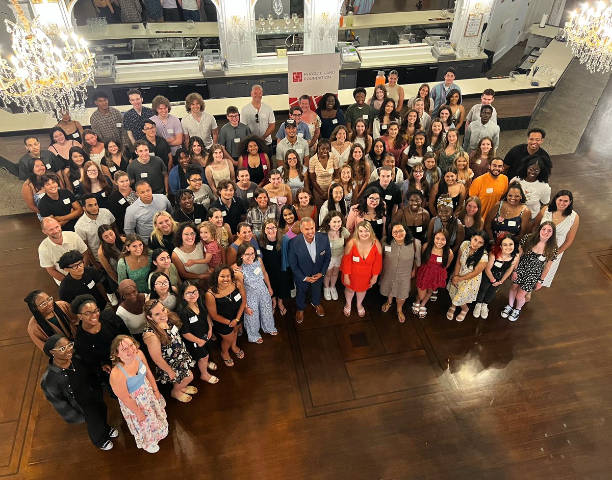 We’re sending hundreds of students from across RI off to college with the help of ~$4M in scholarships from @rifoundation. Tonight we celebrated this impressive group of scholars - and the power of philanthropy - with our generous donors, and volunteer committee members!