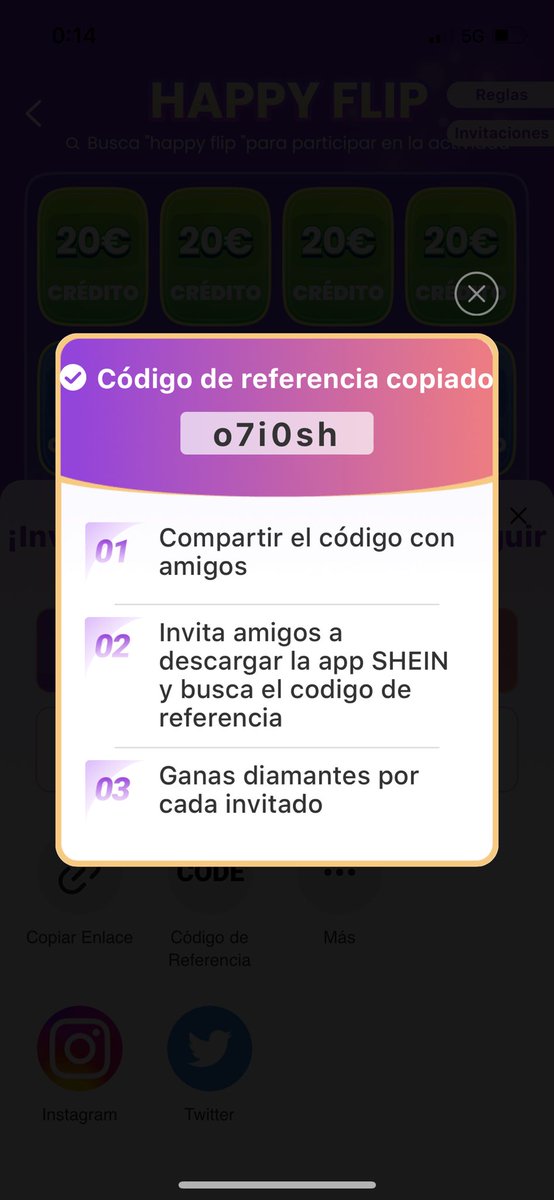 ElisabethErp's tweet photo. Usa mi código y uso de vuelta  #SHEIN https://t.co/TrQ5VSzlVx