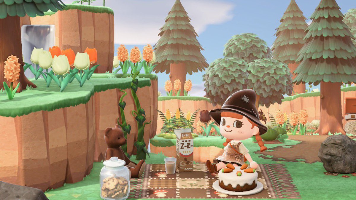 margeecrossing's tweet photo. a little transitional area🍂🍄🧸🌲
#acnh #animalcrossing https://t.co/vcn8dMnBVF