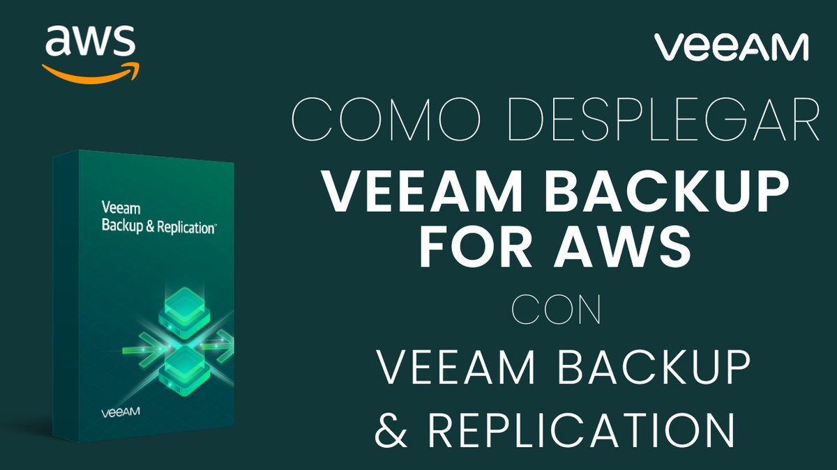 juliafmorgado's tweet photo. New video showcasing the incredible power of Veeam Backup for AWS!

Take control of your valuable data by deploying Veeam Backup for AWS through Veeam Backup &amp; Replication.

🇺🇸 https://t.co/H4nDDHDhQP
🇧🇷https://t.co/RLwGBavSqX
🇫🇷 https://t.co/hDMrfJehLl
🇪🇸 https://t.co/NmUhASSpNO https://t.co/840sfjeLW2