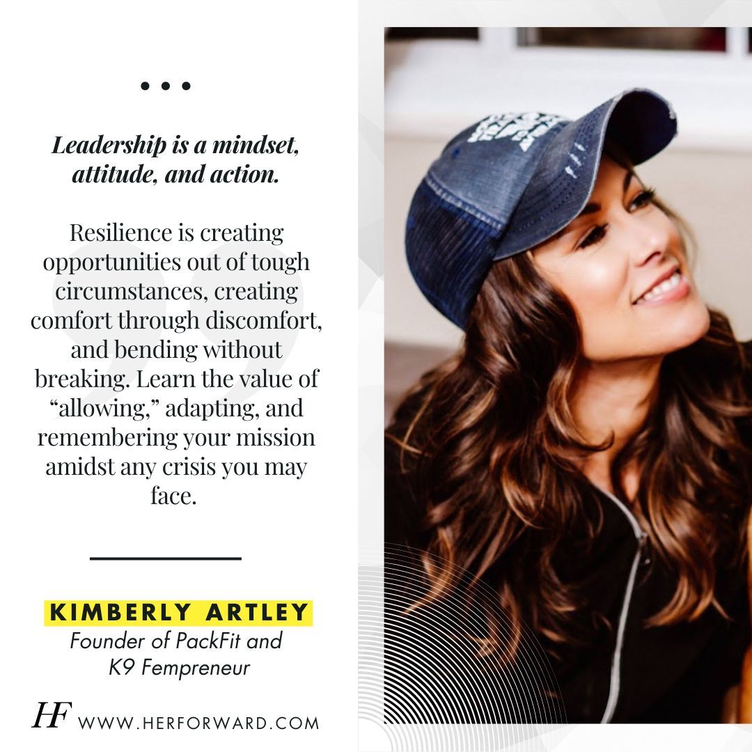 💡 Kimberly Artley’s resilience amidst the pandemic: 'Creating opportunities out of tough circumstances, finding comfort in discomfort, and bending without breaking.' Read more: herforward.com/female-entrepr… #Resilience #Adaptability #Entrepreneurship #WomenInBusiness