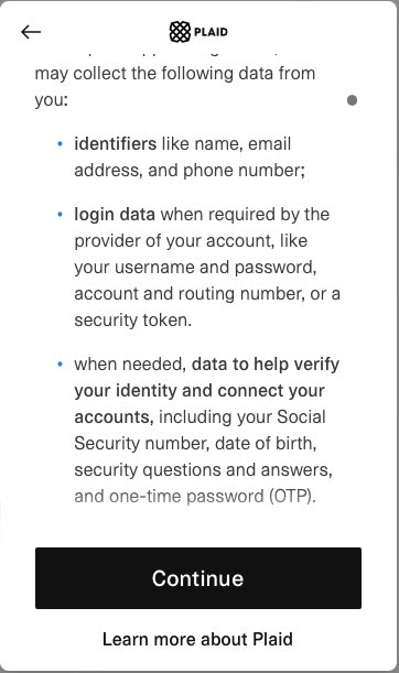 I was shocked by @Airbnb new method of payment. Basically they don’t accept credit card and require you to login with your bank via @Plaid which collects very sensitive data to “verify your credit card”. I rather prefer to stay at a hotel than giving my super confidential data