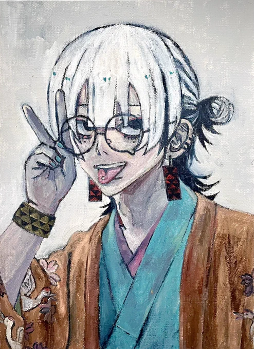 #イシハマの創作白神みはるくんをよろしく。 