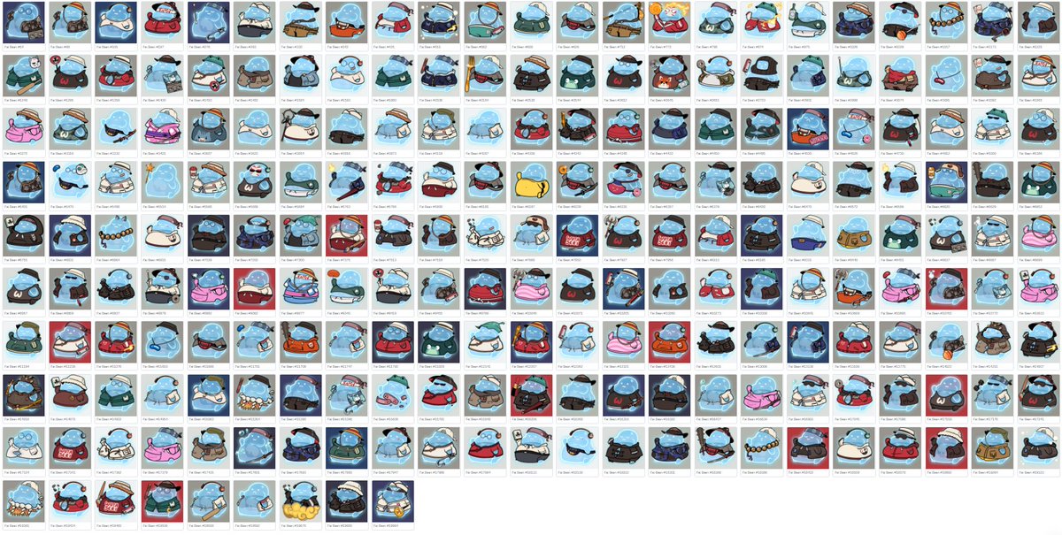 FatBeanzNFT's tweet photo. SPIRITS DONE!
I know I've been quiet today, but it's been busy & I had to focus on getting these #fatbeanz completed.
From here it's just minor fixes, like placement errors, mixing errors, etc
Btw I let the art engine go wild with combos, they aren't 1:1 to beanz combos. π«π https://t.co/E3lmjKWZNe