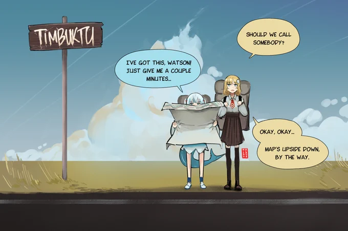 Doko Duo Don't Dknow Dwhere Dey Dat
#gawrt #ameliaRT 