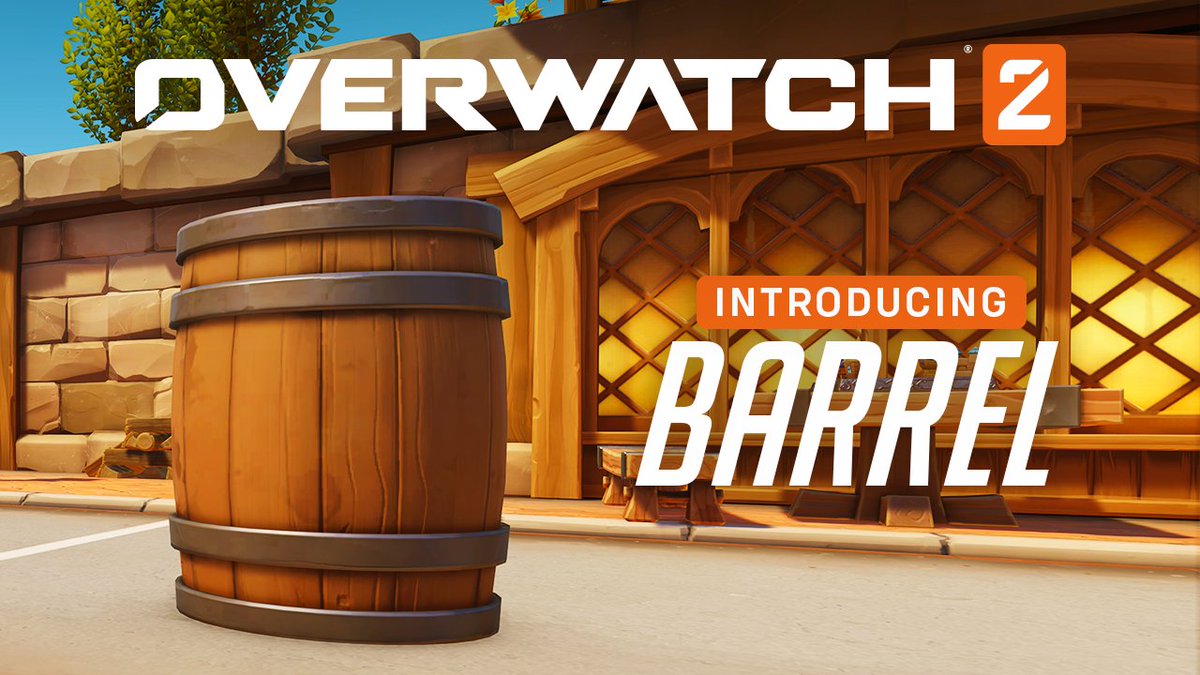PlayOverwatch's tweet photo. Embrace your inner-container with the newest Playable Object: Barrel! 🛢️

🤯 Hold various liquids!
🤯 Be kinda cylindrical!
🤯 Exist in the corner of a room!

Jump into Mischief &amp; Magic today and wield the unfathomable power of a storage receptacle! ✨ https://t.co/SWJjCFjq1m