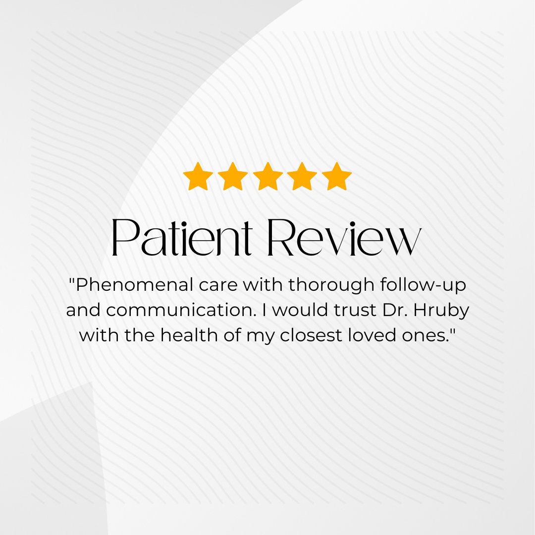 HrubyClinic's tweet image. Reviews like this are so rewarding for our team. Thank you!