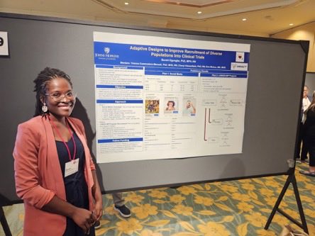 CDH_JHU's tweet photo. @ycommodore and @bunmiogungbe09 presenting on #LINKEDBP #HTN prevention trial within the #RESTORENetwork at the @AHAScience meeting in Boston. @JHUNursing @CVSNHeart https://t.co/CRyyY602qw