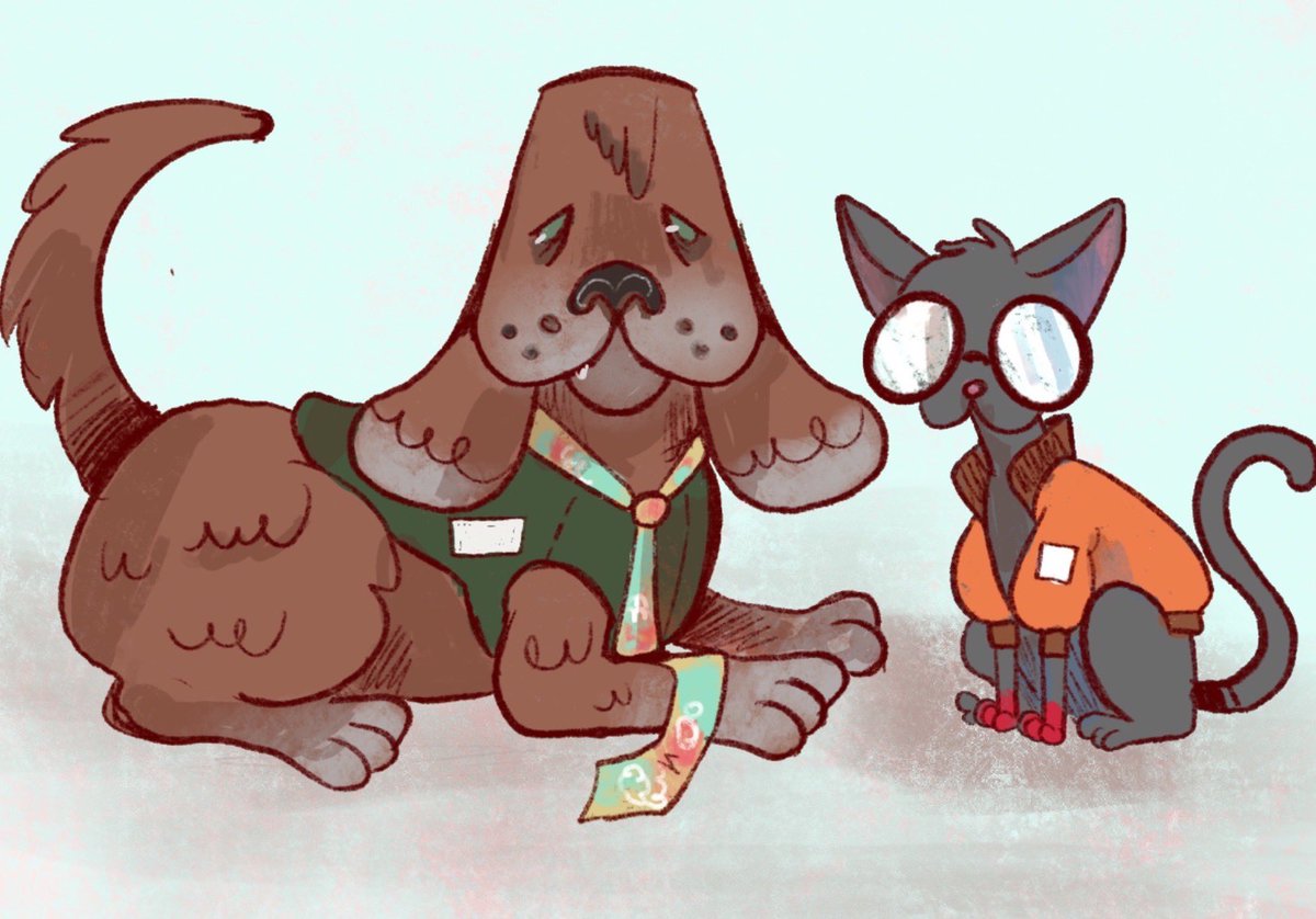 morguesalad's tweet photo. Harry Dogbois and Kim Katsuragi? Is this is anything??? #DiscoElysium https://t.co/19Son1Kg9G