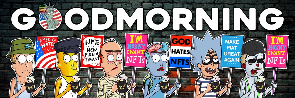 BannerGuyTM's tweet photo. @peylay @Rafldex @srpeters @DegenPreacher @GodHatesNFTees @ApeHaterClub @SrPetersLAB @PainterNewsCh4 @ladylaw @dpaulvegas @TheRealMelvinAi @TheVintageBeard @catsncraft_ @ReadOnlyUp @poseidonn777 @d25treacy @ditch65s @IHateNFTees @_Cosmic_Owl @MISS_Q_TBKSS @NHavarx @JBacons86 @RiderWright_NFT @Big_Shineee So here they are!

If you are a GHNFTS fanatic also.. please use them.. share them.. tag each other…

Whatever you want..

For the community 😁🫡 https://t.co/UhtOZfpZLy