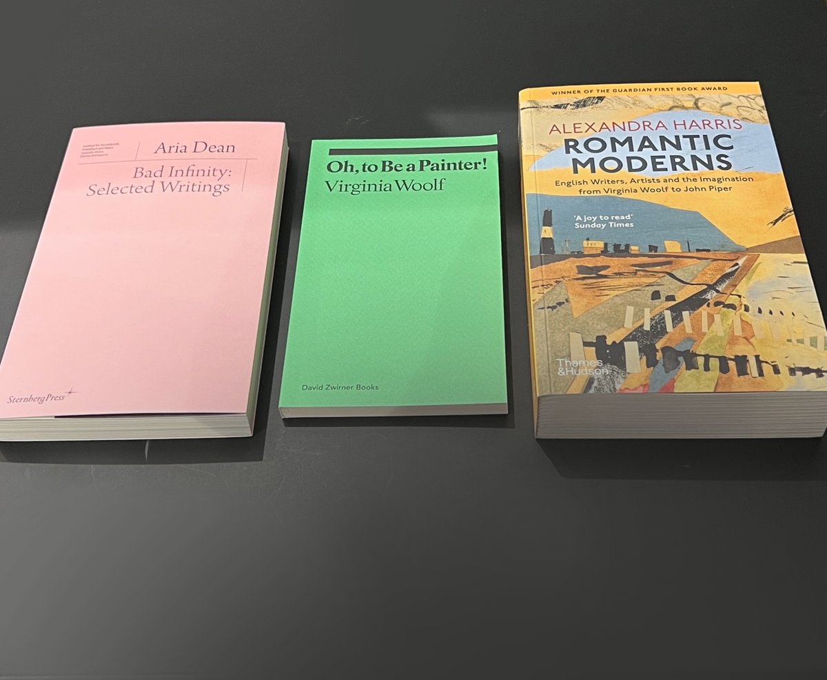 SusanJaneDenman's tweet photo. London book haul yesterday.

#bookstagram, #artbooks, #tatemodern, #artists, #writerscommunity, #art, #artgallery, #virginiawoolf, #ariadean, #alexandraharris, #artinspiration, #arthistory, #writersandartists, #painting, #arttheory, #conceptualart, #contemporaryart, #Philosophy https://t.co/zBrJM2LfAm