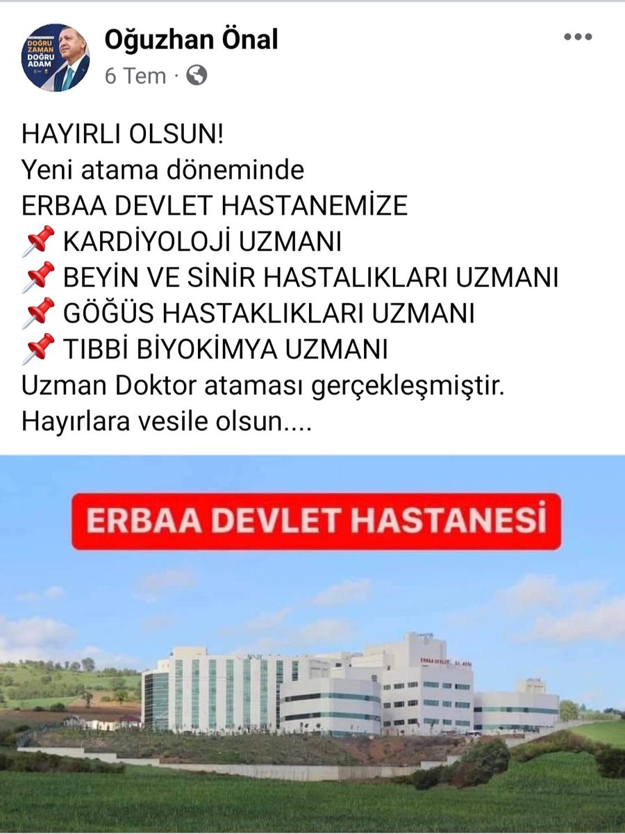 Ama bir sorun var‼
Ortada doktor moktor yok ❗
Soruyorum ;
Doktorlar nerde başkan ?
Gelen doktorlar neden hemen ertesi gün istifa ediyorlar ?
Sistemde hastanemizin doktor eksiğini gösteren uygulamayı kim ya da kimler bile isteye devre dışı tutup çalıştırmıyor?
<a href="/yusufbeyazit60/">Av. Yusuf Beyazıt</a>