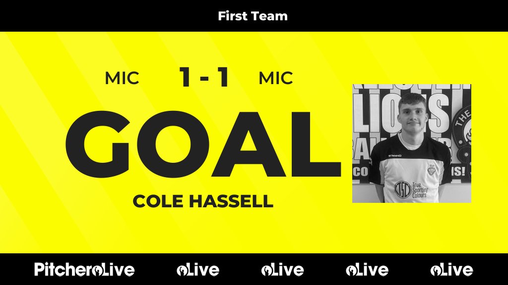 mickleoverrblf1's tweet photo. 5': Cole Hassell scores for Mickleover RBL FC 🙌
#MICMIC #Pitchero
https://t.co/c3ZWETl8Wt https://t.co/k7ZfVQ8OFY