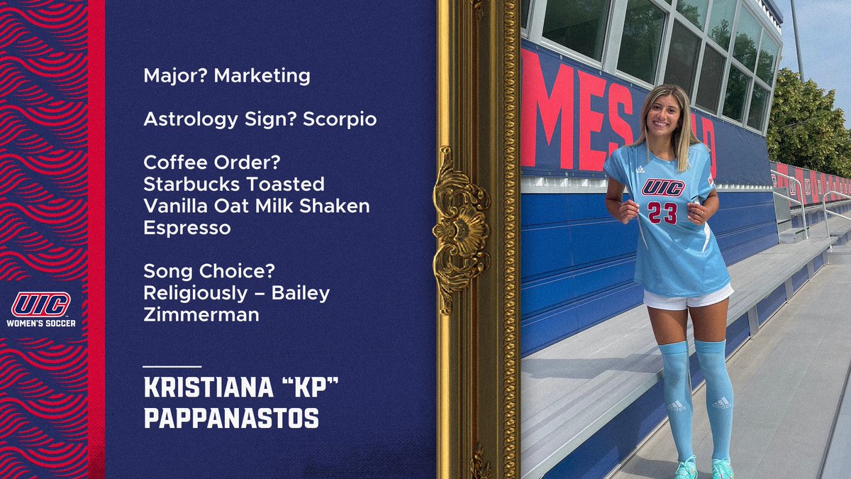 𝗠𝗲𝗲𝘁 𝘁𝗵𝗲 𝗡𝗲𝘄𝗰𝗼𝗺𝗲𝗿𝘀 🔥 

Kristiana 'KP' Pappanastos (<a href="/KPappanastos17/">Kristiana Pappanastos</a>) is forward/midfielder from Orland Park, Ill., transferring from Illinois State!

#FireUpFlames