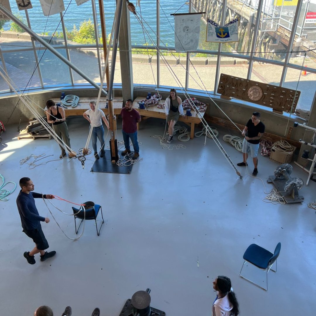 bcit's tweet photo. Real-world learning in action 🤩. #BCIT Marine Campus is the centre of training for the #maritime industry in Western Canada with programs in #navigation, #marineengineering, #seamanship, and maritime safety and security. https://t.co/vVC5Oj0uS9