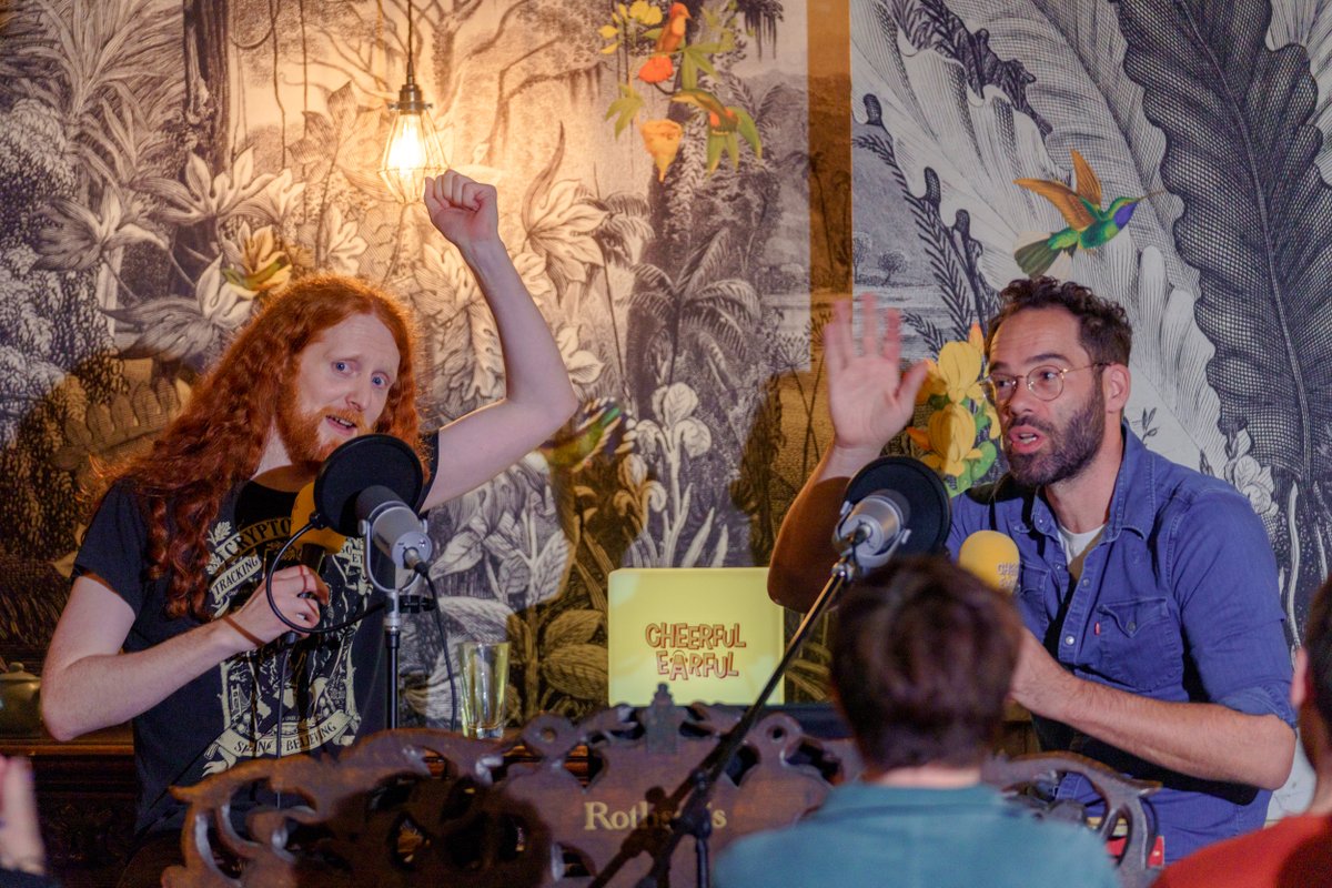 Cheerful Earful Podcast Festival (@cheerfulpodfest) on Twitter photo Well well well...
โ Bar our Holes
and
๐ Lore Our Men
๐๐ฎ๐ ๐ข๐ป๐ฒ ๐ผ๐ณ ๐๐ต๐ฒ๐ฒ๐ฟ๐ณ๐๐น ๐๐ฎ๐ฟ๐ณ๐๐น:
๐ Loremen ๐ <a href="/MisterABK/">Alasdair Beckett-King</a> & <a href="/JamesShakeshaft/">James Shakeshaft</a>
๐ No Holes Barred ๐ ๐ฆ๐ข๐๐ ๐ข๐จ๐ง ๐ฆ๐ข๐ญ
๐๏ธ Laugh like everybody's watching and grab tickets:
CheerfulEarful.co.uk Well well well...
โ Bar our Holes
and
๐ Lore Our Men
๐๐ฎ๐ ๐ข๐ป๐ฒ ๐ผ๐ณ ๐๐ต๐ฒ๐ฒ๐ฟ๐ณ๐๐น ๐๐ฎ๐ฟ๐ณ๐๐น:
๐ Loremen ๐ <a href="/MisterABK/">Alasdair Beckett-King</a> & <a href="/JamesShakeshaft/">James Shakeshaft</a>
๐ No Holes Barred ๐ ๐ฆ๐ข๐๐ ๐ข๐จ๐ง ๐ฆ๐ข๐ญ
๐๏ธ Laugh like everybody's watching and grab tickets:
CheerfulEarful.co.uk