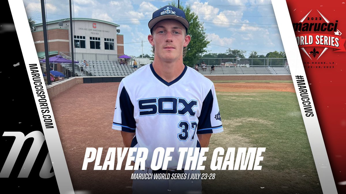 ⭐️ PLAYER OF THE GAME ⭐️

Trey Turnage: 7IP 2K 0R 3H

Summer Team: <a href="/eastcoastbball/">East Coast Sox Baseball</a> - 2024 American

#MarucciWS 
<a href="/MarucciSports/">Marucci</a>