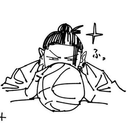 sugmori's tweet photo. gege drawing geto is something very dear to me actually https://t.co/PTViEmd4Ss