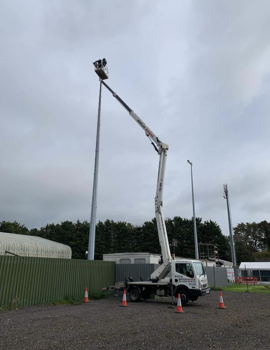 If your football club is in need of floodlight work in and around the Cornwall & Devon area then please get in touch as we have clubs ready to split the costs making it affordable all round.

#MorcladAccess #CherryPickerHire 

@swpleague @TSWesternLeague @SouthernLeague1