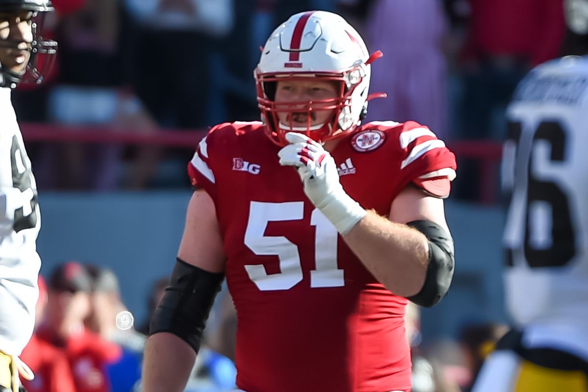 Cam Jurgens starting at right guard for the Philadelphia @Eagles the first day of camp. #ProBigRed #GBR #NBNR #Huskers