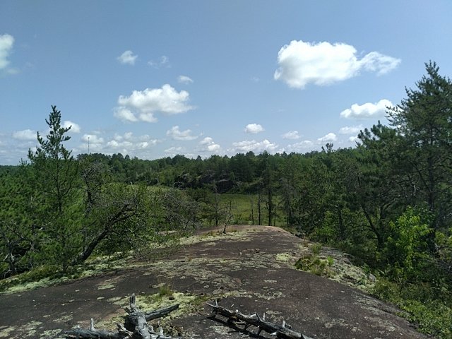 The view from the top of the island this time of year. It's very beautiful.