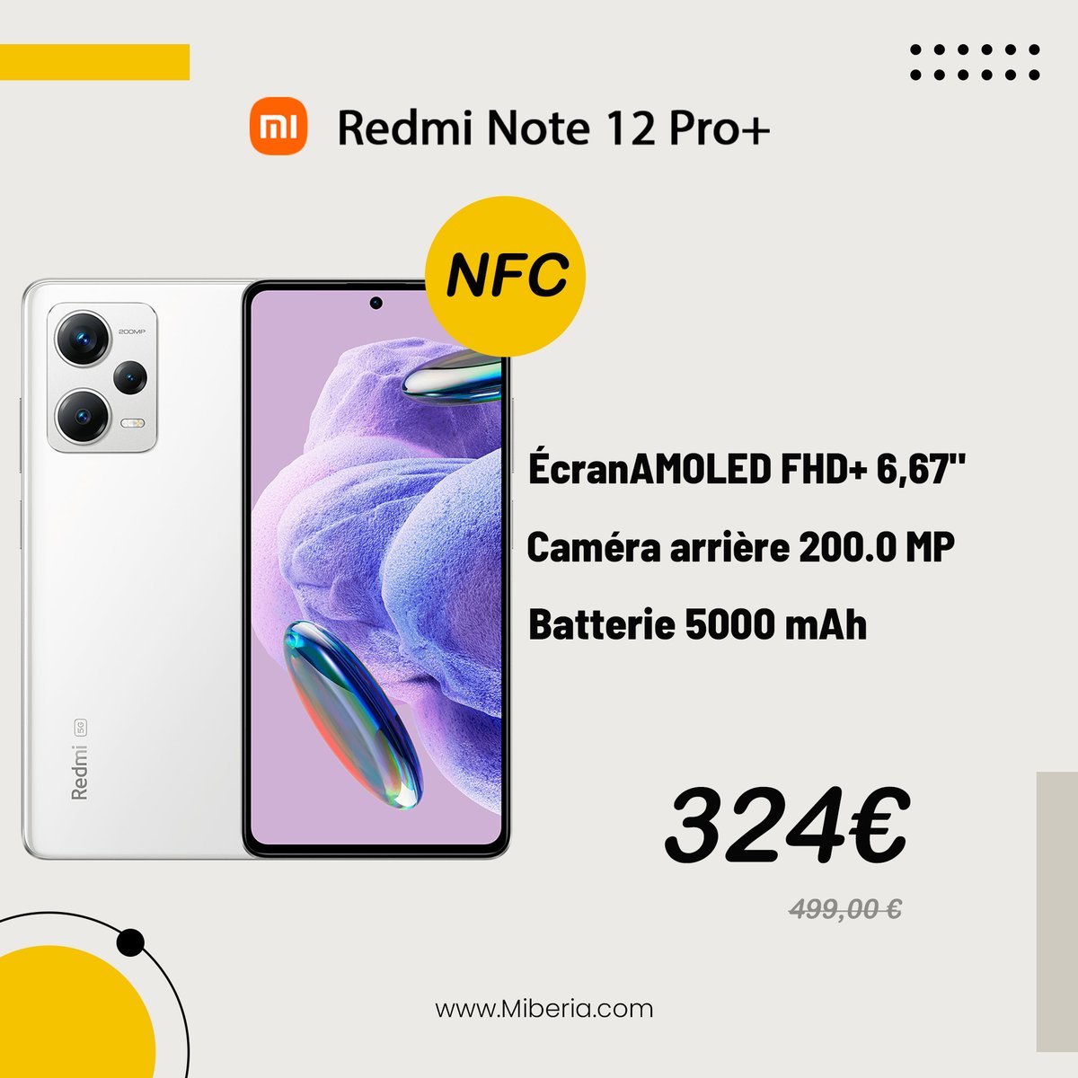miberia_fr's tweet photo. Si vous doutez quelle est la meilleure boutique🏪 pour acheter votre nouveau smartphone📱, vous êtes arrivés au site web correct. 
Chez Miberia nous avons les meilleurs téléphones du marché 👉https://t.co/xEmwkKtsmm
#xiaomi #note12 #note12s #note12proplus https://t.co/OWGTTlA4o8