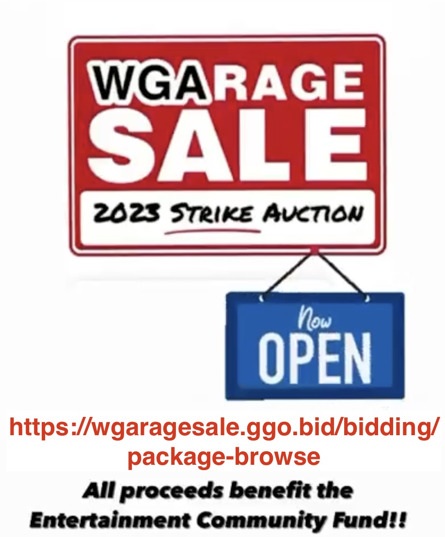 kitbboss's tweet photo. If you saw the latest @chrskeyser speech, you know this item is priceless. If you haven't seen it, do that - then check out over 100 donated auction items, spread the word, click around, and let’s raise some $$$ for a great cause! #WGAStrong #SAGAFTRAstrike https://t.co/zNRn1gkAcB